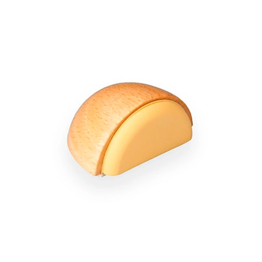 5 Butee De Porte Adhesive Hetre (BLISTER) Inofix