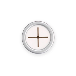 Patere Torchons De Cuisine Ronde Adhesive Chrome Mat (BLISTER) Inofix