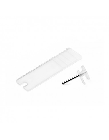 5 Cintre Simple Pour Cadres. Transparent (BLISTER10 Unités). Inofix