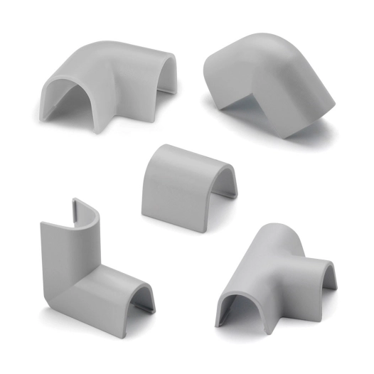 5 Assortiment De Liens Pour Cablefix Metallic Grey (BLISTER 10 Uni) Inofix 2201