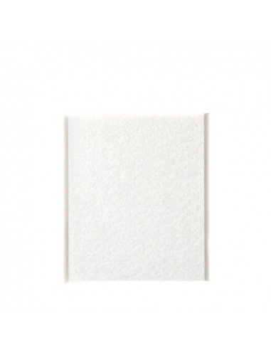 11 Pack De 1 Patin En Feutre Blanc Synthetiques Adhesifs 100x85mm Plasfix Inofix