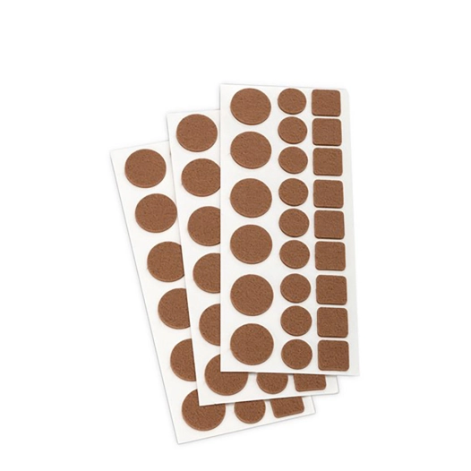 5 Pack De 3 Patins En Feutre Synthetiques Adhesifs Multiforme Plasfix Inofix