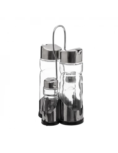 Set Porte Pour Huile, Vinaigre, Sel Et Poivre
