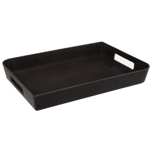 Plateau Mélamine noir 35x25cm Collection 'NOIR Kitchen'