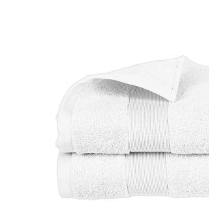 Serviette En Éponge 450gr - Blanc - 50x90cm