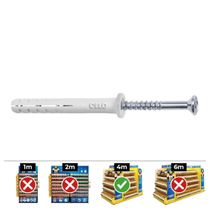 Bouchon De Soufflage À Tête Plat Din Np 6x60 50 Uni. Celo