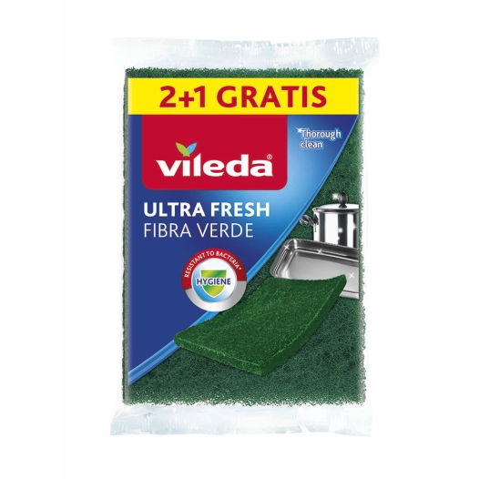 Fibre Verte Ultra Fresh 2+1 166240 Vileda