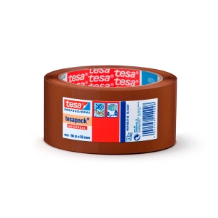 Ruban D'emballage Polyoléfine Marron 66m X 50mm 4024 Tesa