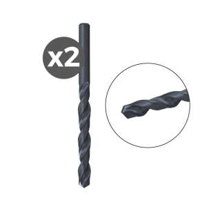 Pack De 2 Forets Metal Hss-R Din 338 1.0 X 12/34 / 2k 530403 Fischer.