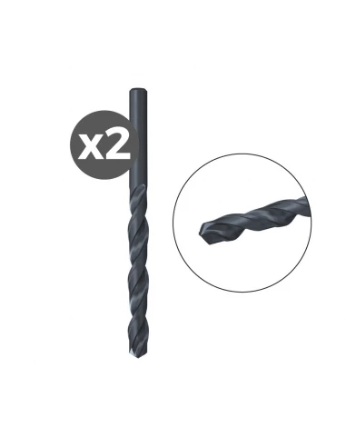 Pack De 2 Forets Metal Hss-R Din 338 2,0 X 24/49 / 2k 530405 Fischer.