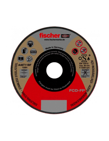 Disque Fcd-Fp 115 X 1 X 22.23 Plus 531709 Fischer.