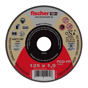 Disque Fcd-Fp 125x1x22,23 Plus 531711 Fischer