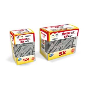Bouchon Fischer Sx 6x30 Diy 80uds 553434. Au Format Coffret Diy