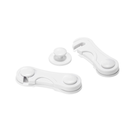 Fermeture De Securite Frontal Blanc (BLISTER 2 Unites) Inofix