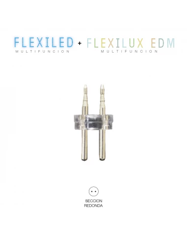 Picot De Connexion Tube Flexilux/Flexiled 13mm 2 Voies Edm