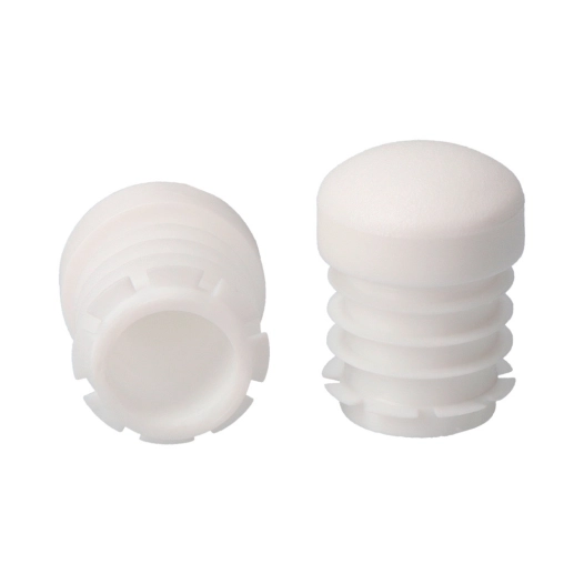 Embout Rentrant Blanc Circulaire Ø22mm