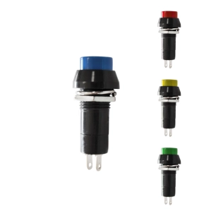 Interrupteur Unipolaire Base Ronde 1a 250v Couleurs Assorties