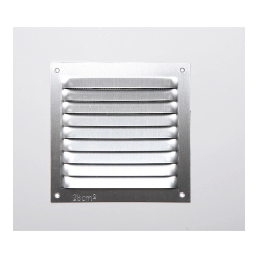 Grille Sans Bord Alum 0.6 Couleur Naturelle 100x100mm