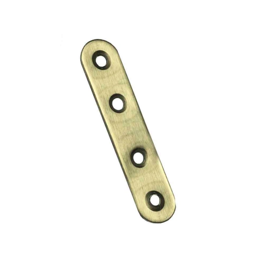 10 Platine À Visser En Acier Inox 80x19x2mm