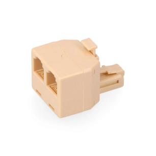 5 Adaptateur Téléphone Sortie Double 4 Voies Sous Film Rétractable Edm