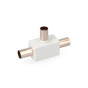 10 Connecteur Tv Raccord 1 Femelle + 2 Mâles Rétractable Edm