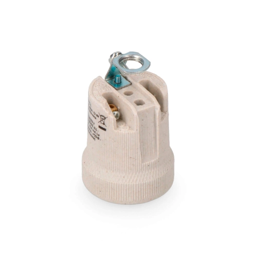 10 Douille Porcelaine E27 Edm