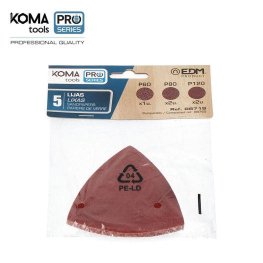 Pack 5 Sables Pour 08765 Koma Tools