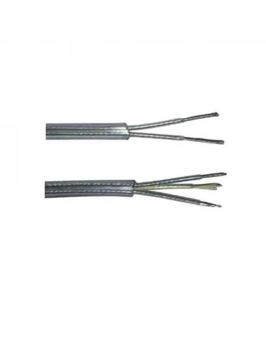 200 Câble Électrique Pvc Plaine Transparent Pvc H 05 Vv-F 2x0,75mm Euro/Mts