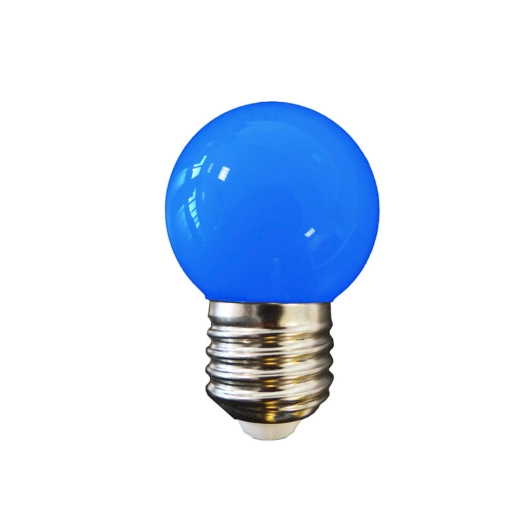 Ampoule Sphérique Led E27 1.5w 80lm Lumière Bleu Ø4.3x7cm Edm