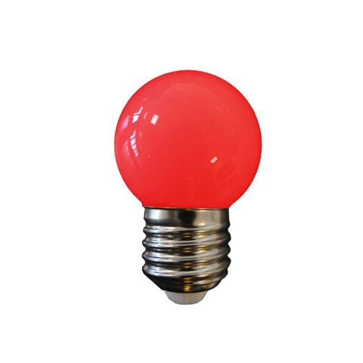 Ampoule Sphérique Led E27 1.5w 80lm Lumière Rouge Ø4.3x7cm Edm