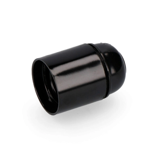 10 Douille Bakelite Reinforcée E27 Noir Sous Film Retractable (22285) Edm