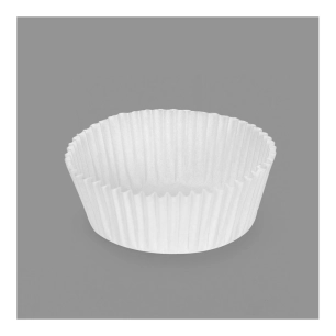 12 Blister 80 Gateau Moule Blanc 4,3x2,3cm Papier