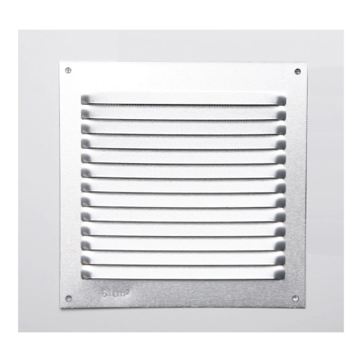 Grille Sans Bord Aluminium 0.6 Couleur Naturelle 150x150mm