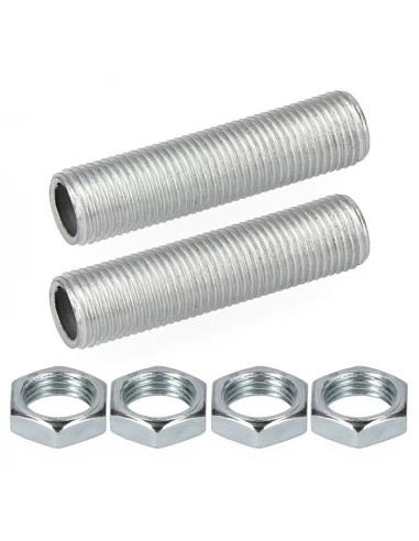 Tige Filetée 40mm Avec Écrou Sous Emballage (2 Tiges Et 4 Écrous)