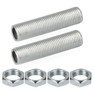 Tige Filetée 40mm Avec Écrou Sous Emballage (2 Tiges Et 4 Écrous)