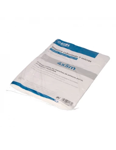6 Plastique Recouvre-Tout 7 Micras 4x5m Edm
