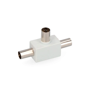 5 Connecteur Tv Raccord 1 Femelle + 2 Mâles Sous Emballage Edm