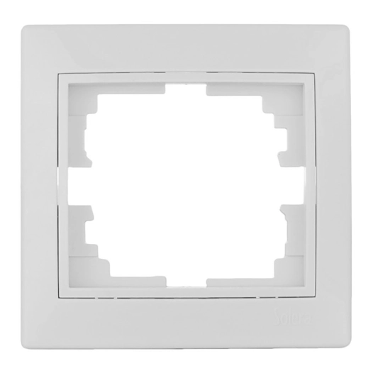 Cadre Pour 1 Element Blanc 83x81x10mm S.Europa Solera Erp71u