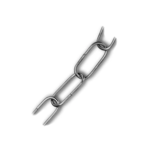 Chaîne Genovese 18x39 Ø2,8mm Fer 150cm