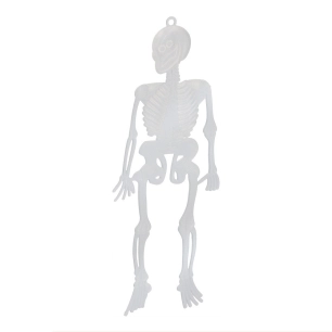 Squelettes Halloween Phosphoréscents - Pack De 10 Pcs - 15 Cms.