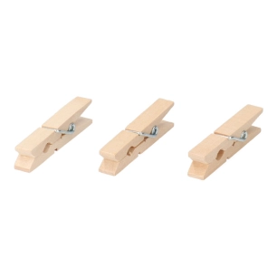 10 Pack 24 Vêtements Pour Vêtements En Bois 7 Cm Edm