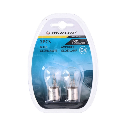 Pack 2 Ampoule Lumineuse 12v 21/5wat Voiture De Rechange Dunlop