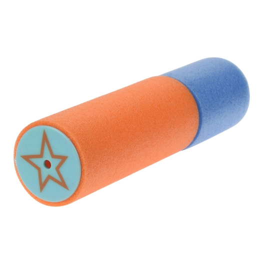 6 Pistolet A Eau Mousse Ø4x15cm Couleurs Assorties. Euro/U