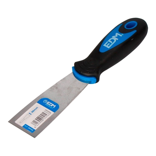 Spatule Professionnelle Manche En Caoutchouc 40mm Edm.