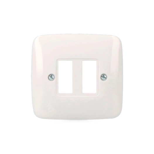 Plaque D'interrupteur 2 Postes Petite ''ESTRELLA'' Solera 521