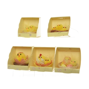 10 Modèles Assortis De Nids De Pâques Ø5x4cm