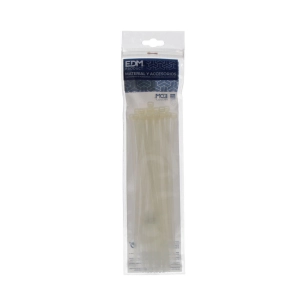 Collier De Serrage Plastique 150x3,5 Mm (SACHET 25 U.) Edm Nylon De Haute Qualité