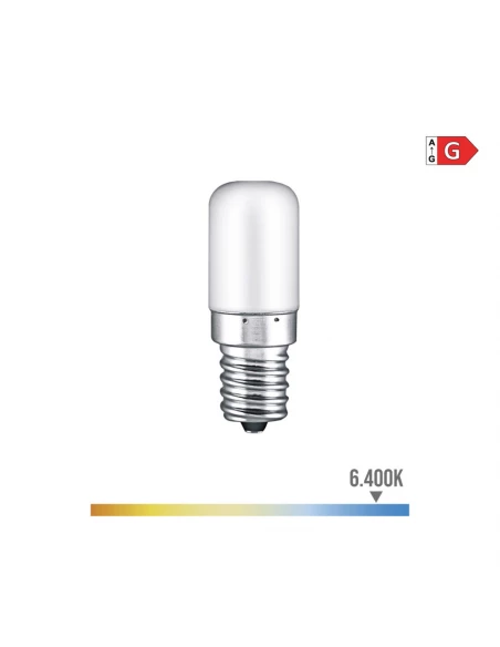 10 Ampoule Tubulaire Led E14 1.8w 130lm 6400k Lumière Froide Ø1.8x4.8cm Edm