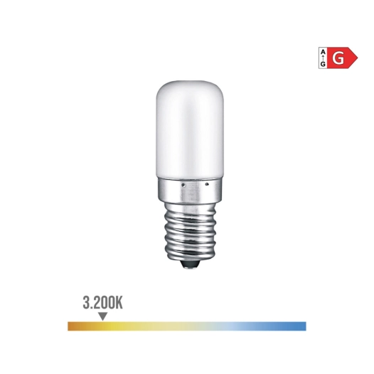 Ampoule Tubulaire Led E14 1.8w 130lm 3200k Lumière Chaude Ø1.8x4.8cm Edm