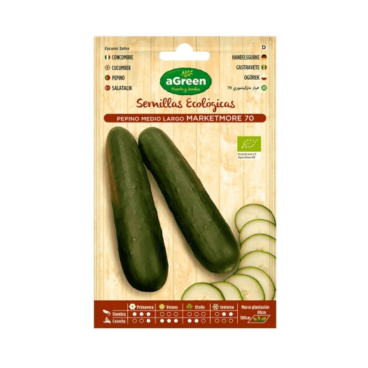 10 Sachet De Semences De Concombre Eco Marketmore Agreen